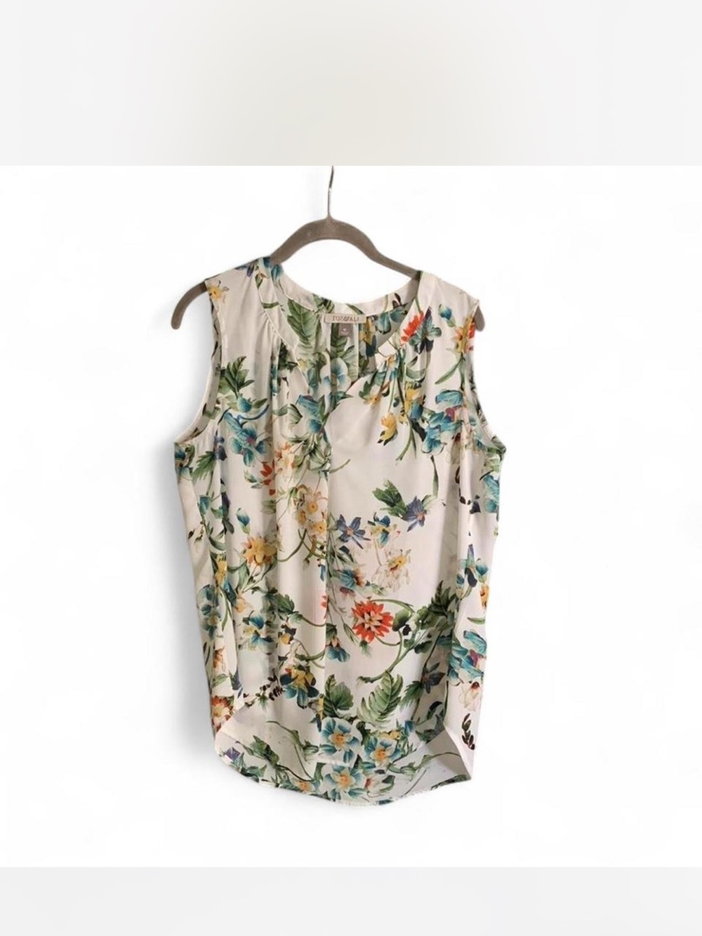 Floral Garden Rox & Ali Cream Floral Sleeveless Camisole size M